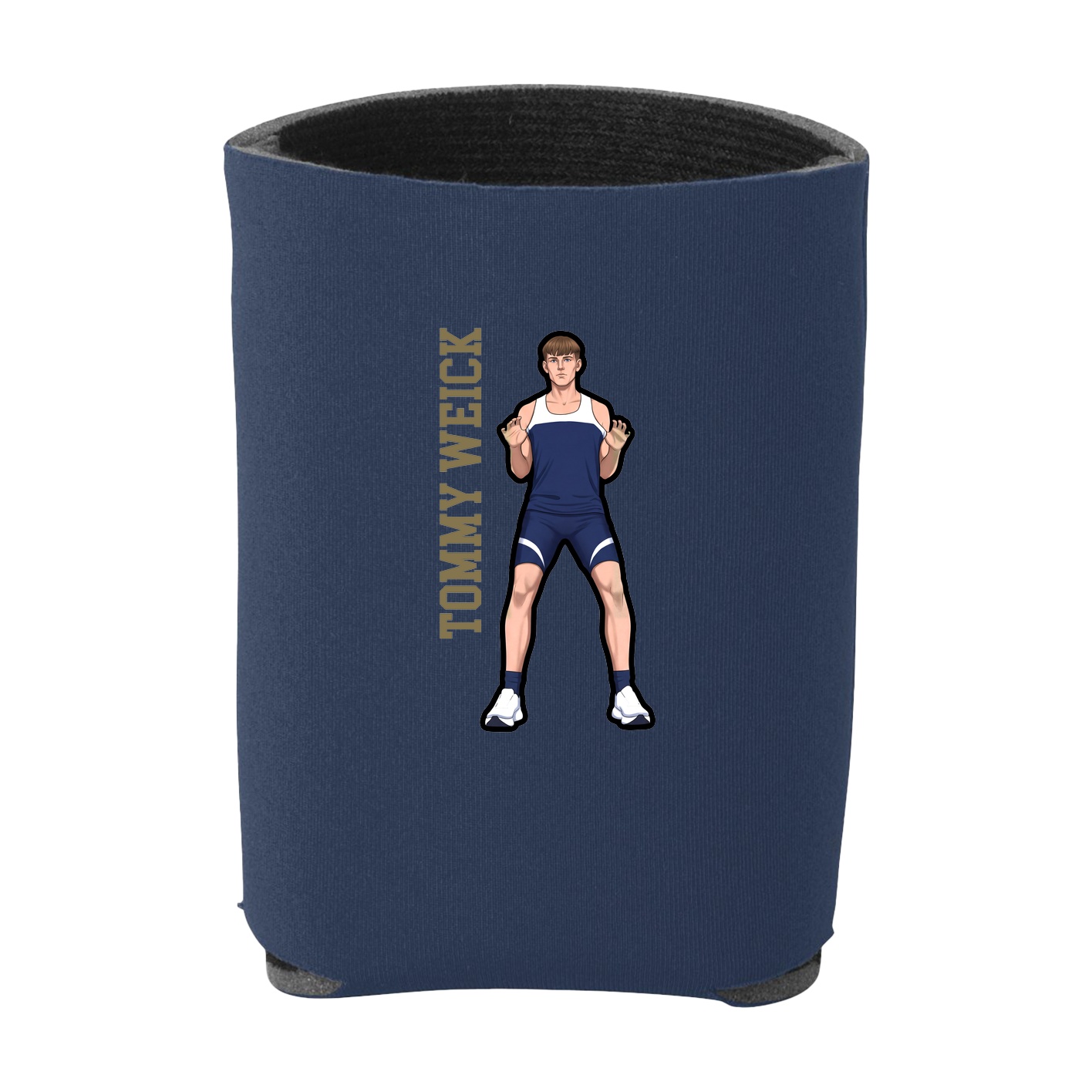 Can Holder — Name Vertical in Navy