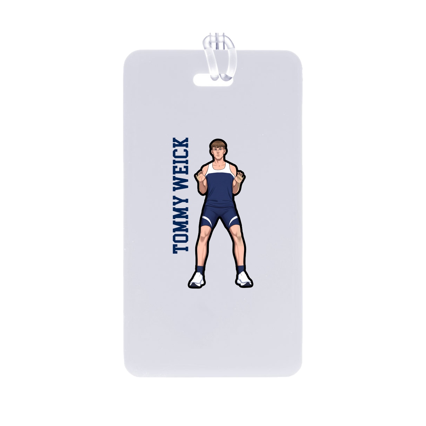 Bag Tag — Name Vertical in Classic
