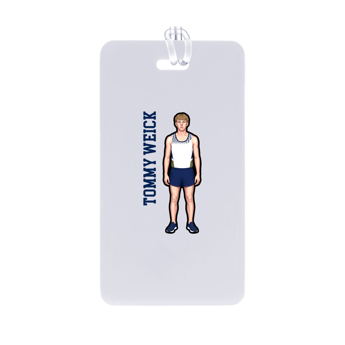 Bag Tag — Name Vertical in Classic