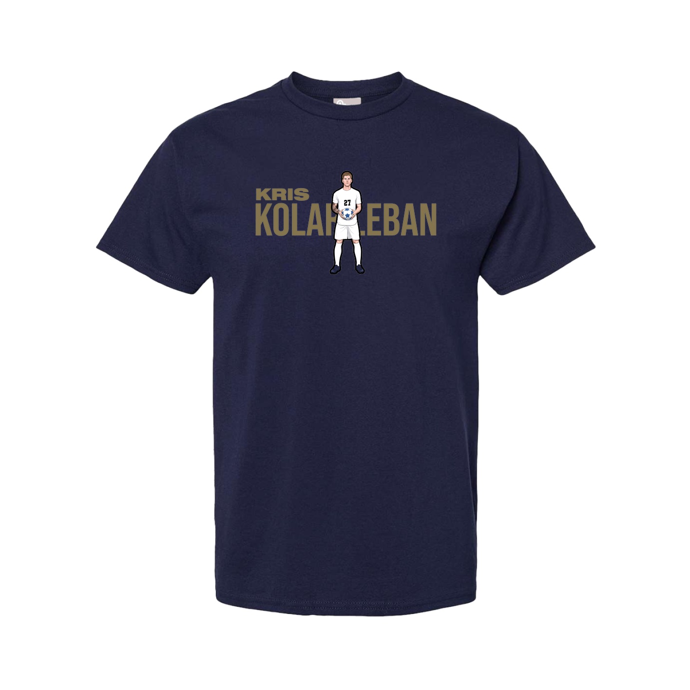 Tee — Player Name in Navy