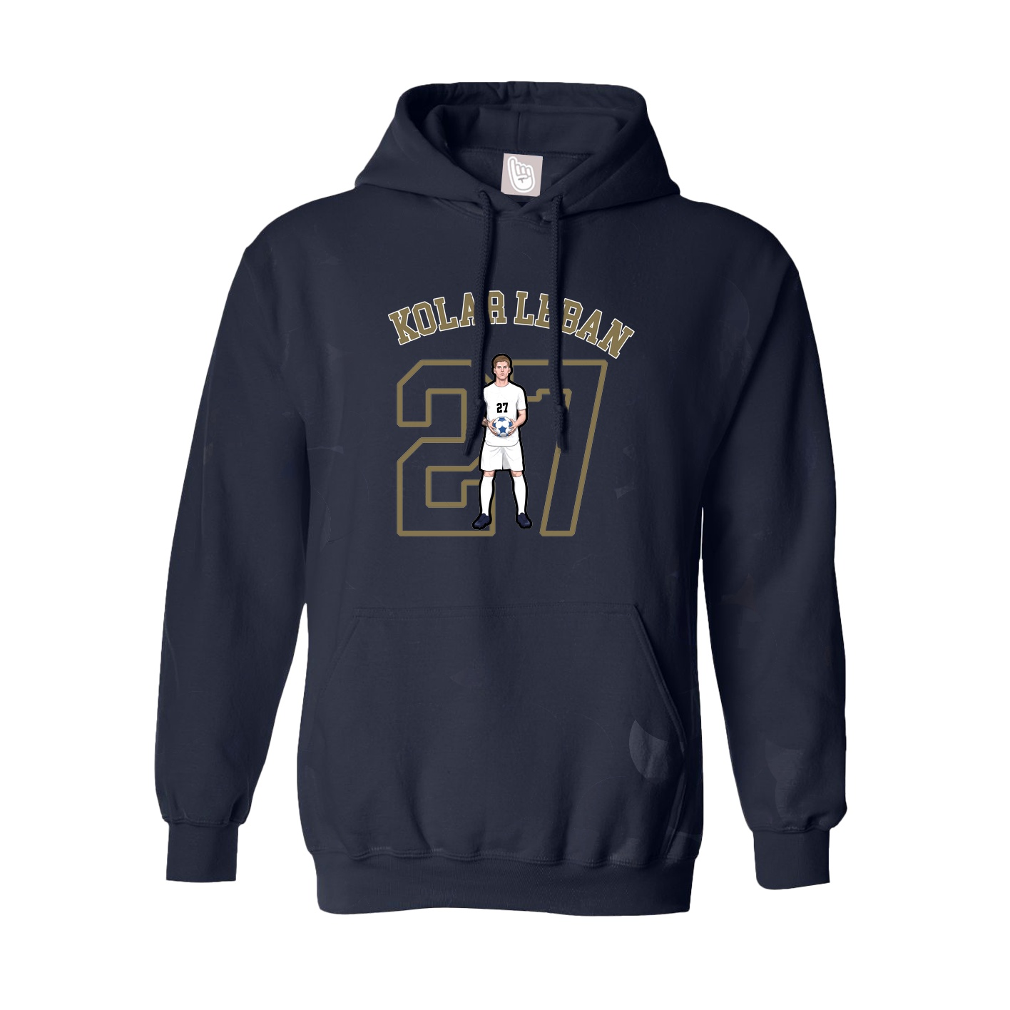 Youth Hoodie — Shirsey Arch in Navy