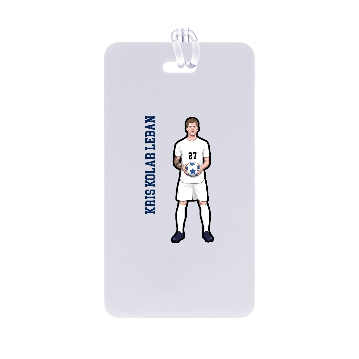 Bag Tag — Name Vertical in Classic