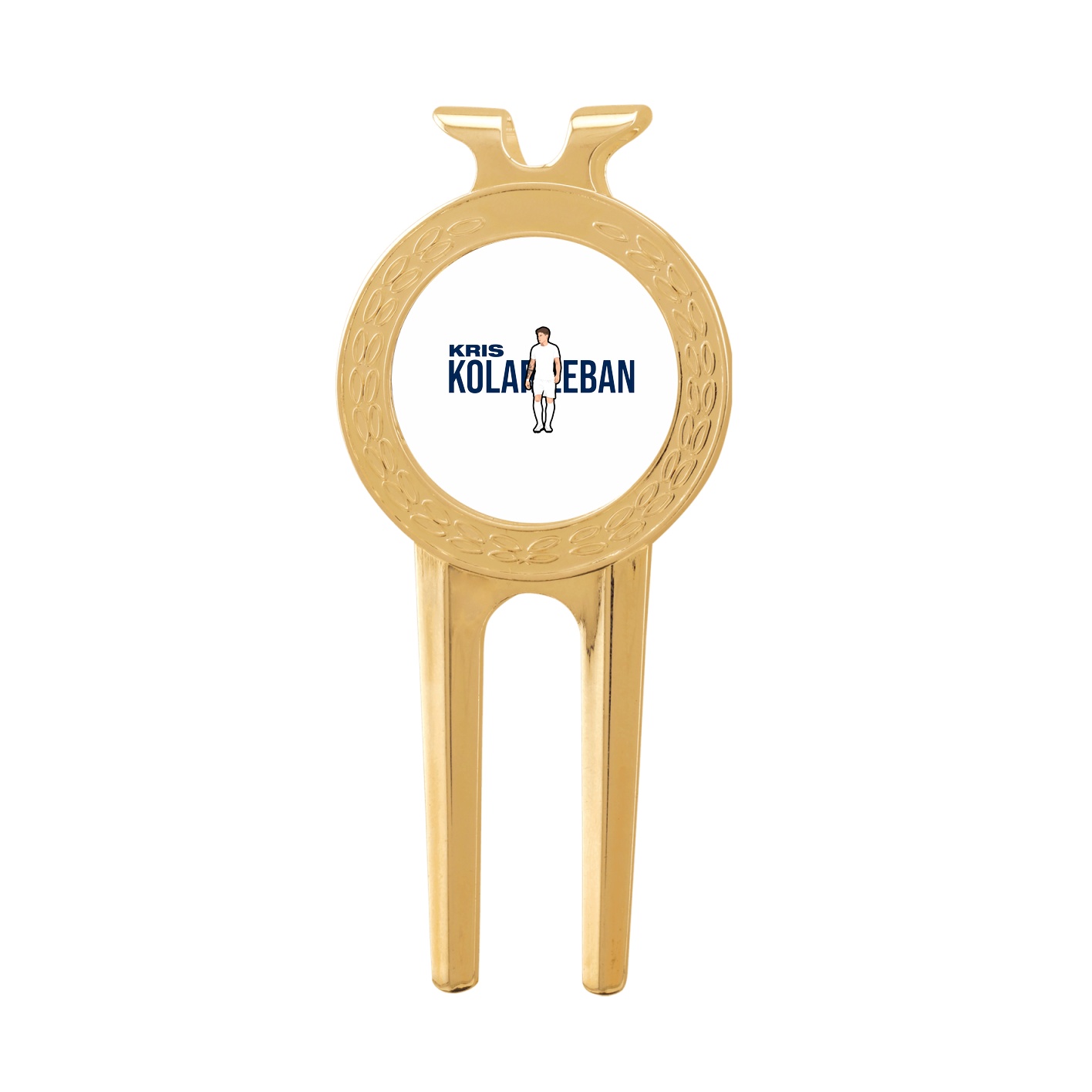 Divot Tool with Ball Marker — Player Name in Classic