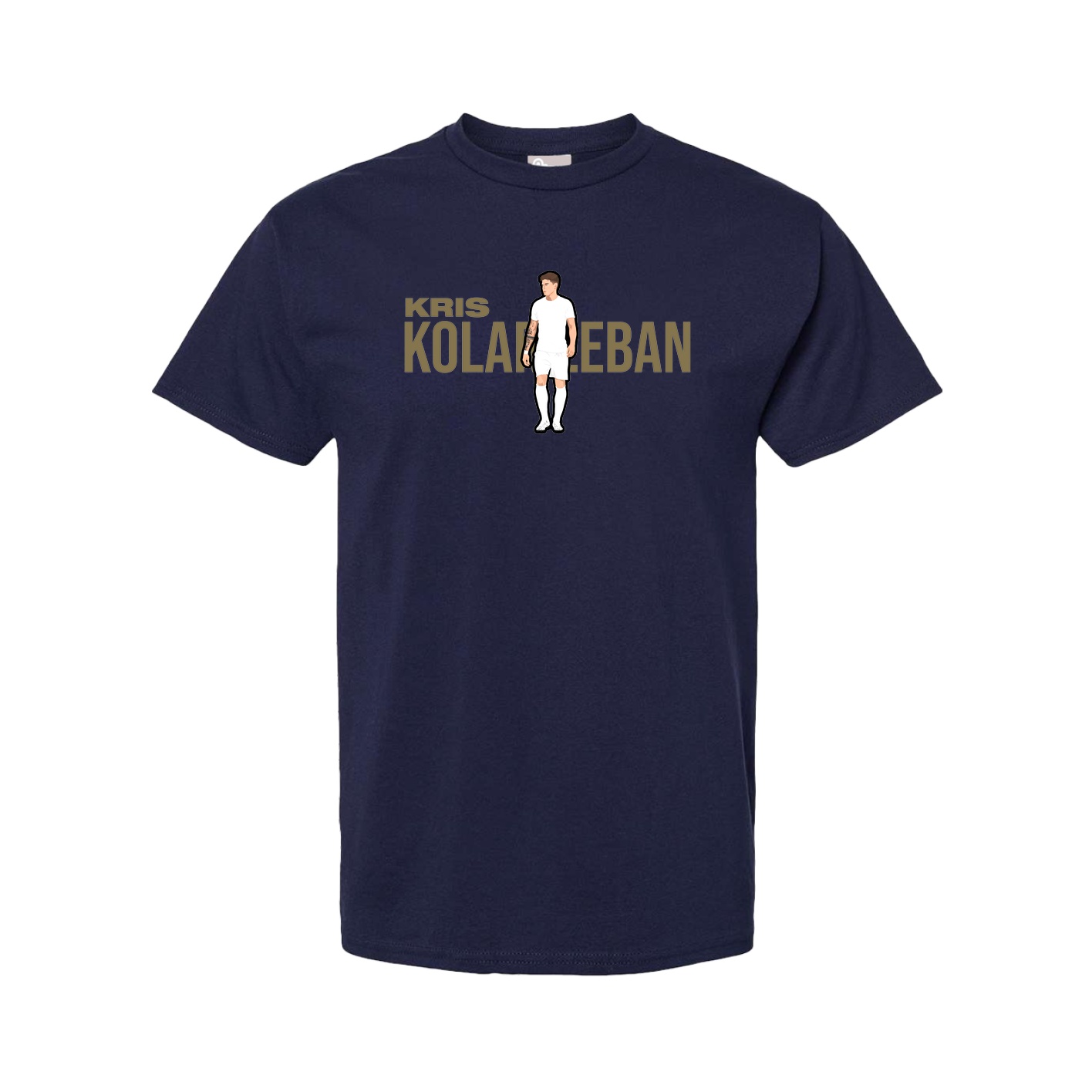 Tee — Player Name in Navy