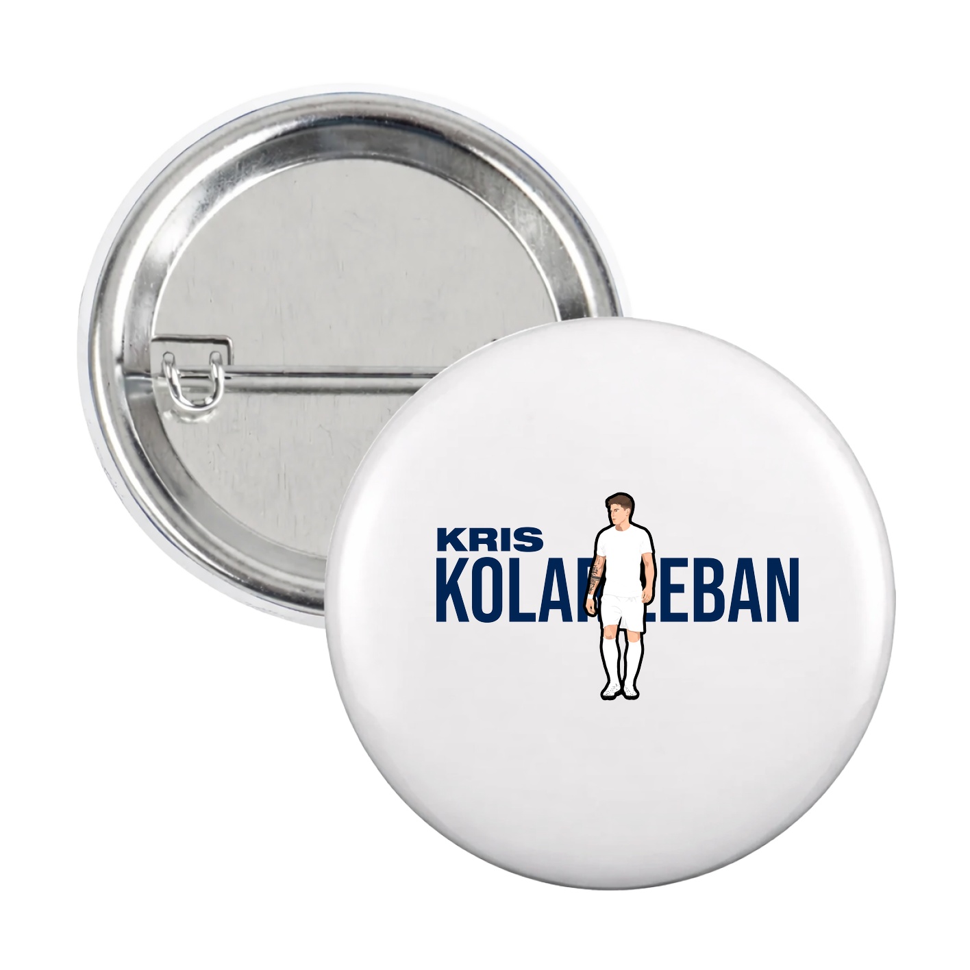Game Day Button — Player Name in White