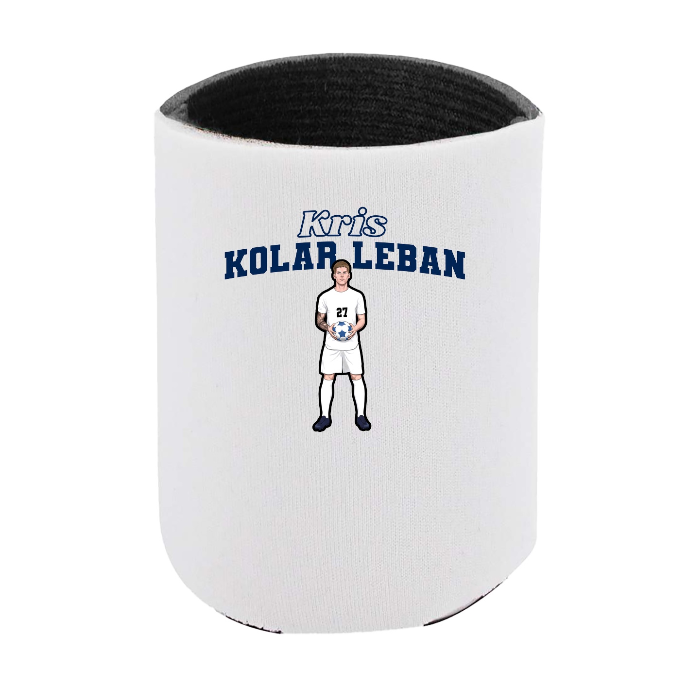Can Holder — Name Arch in White