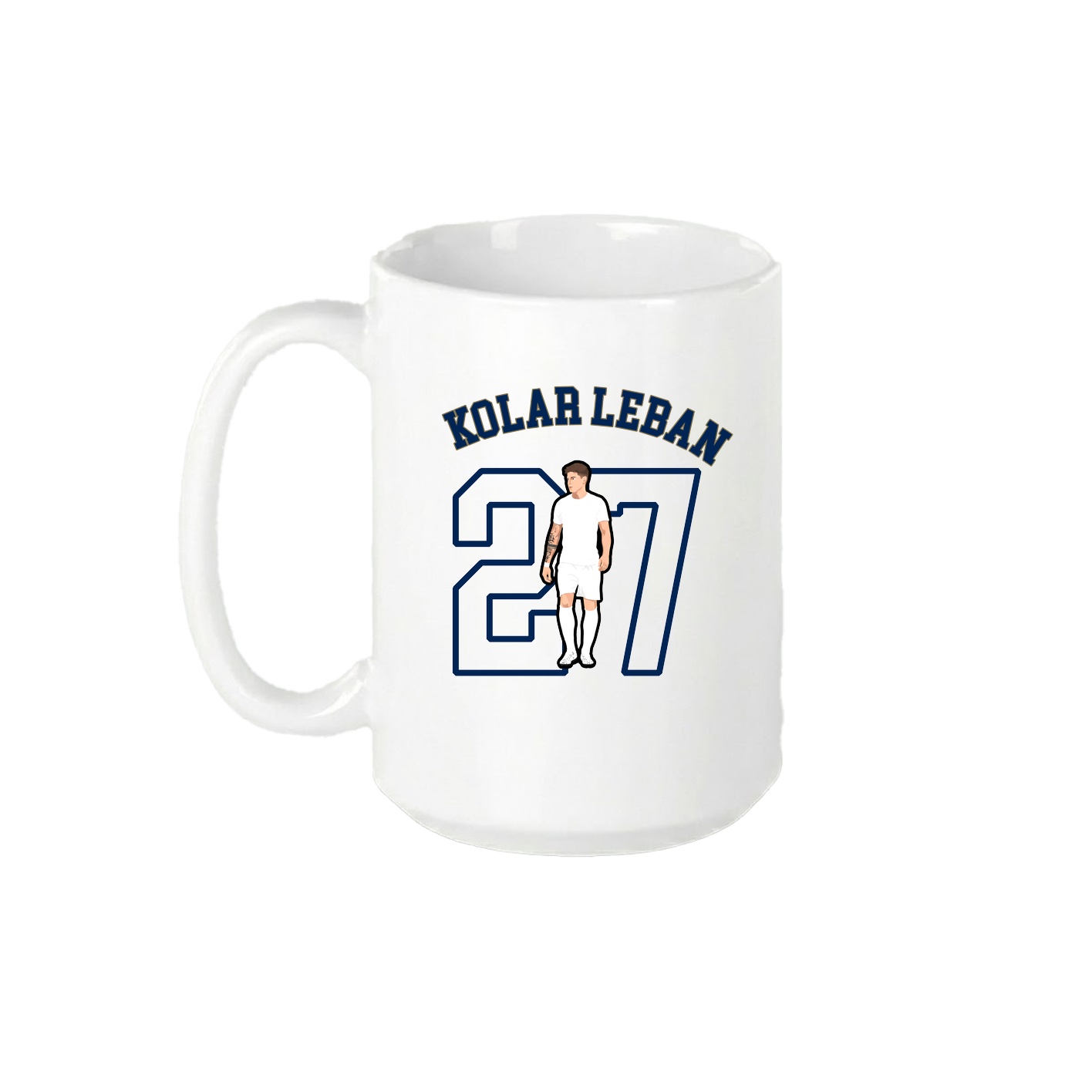 15oz Coffee Mug — Shirsey Arch in White