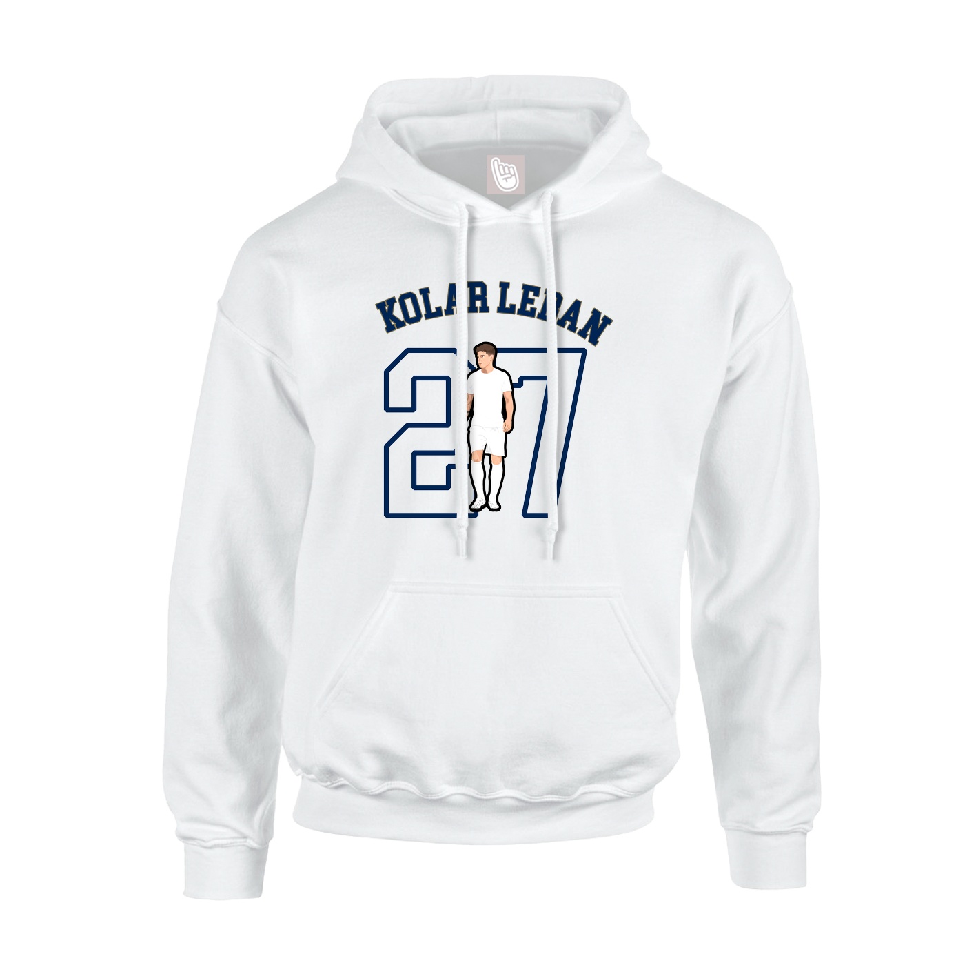 Hoodie — Shirsey Arch in White