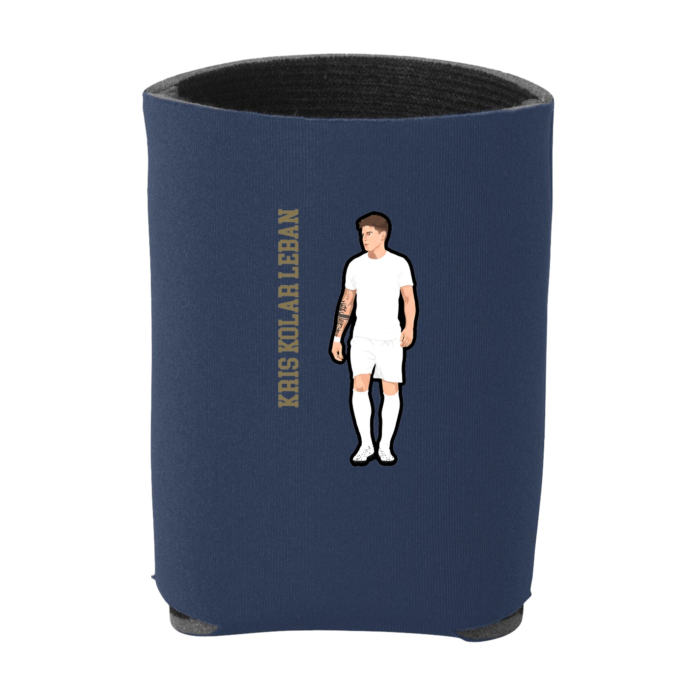 Can Holder — Name Vertical in Navy