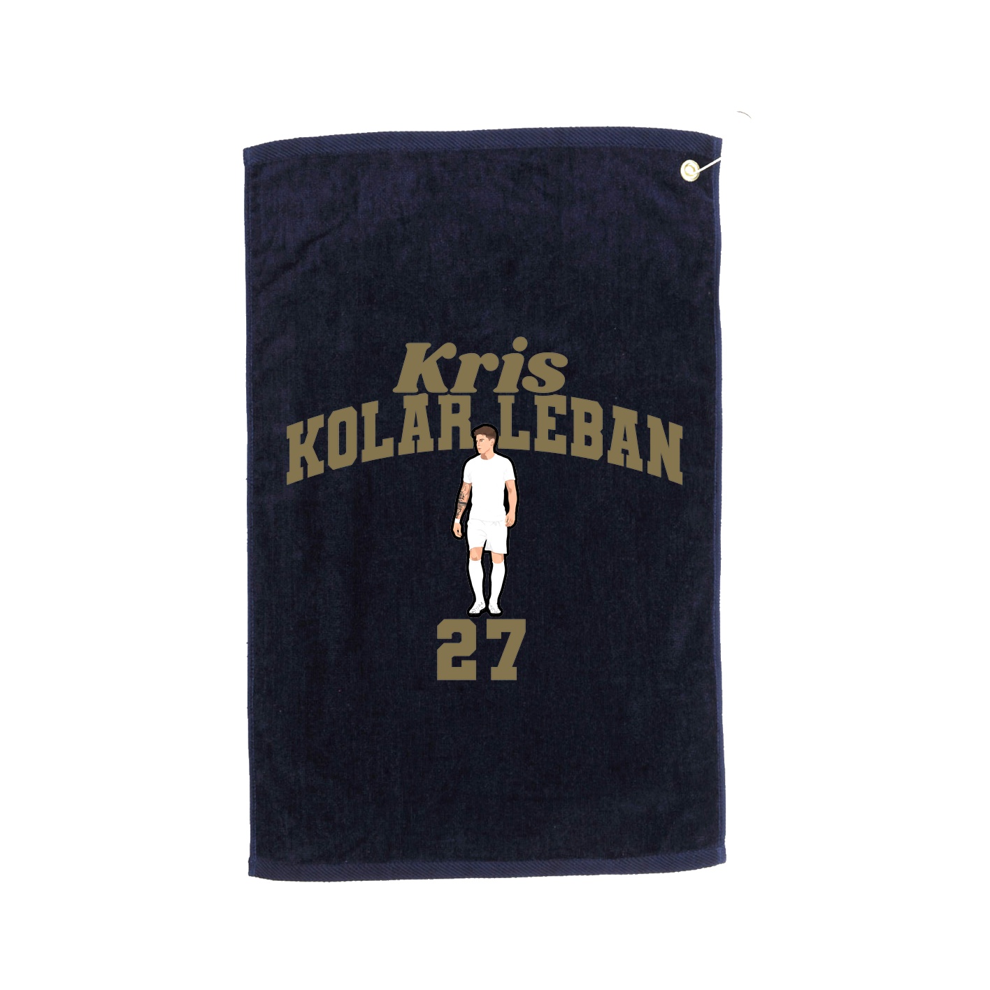 Golf Towel — Signature Arch in Navy