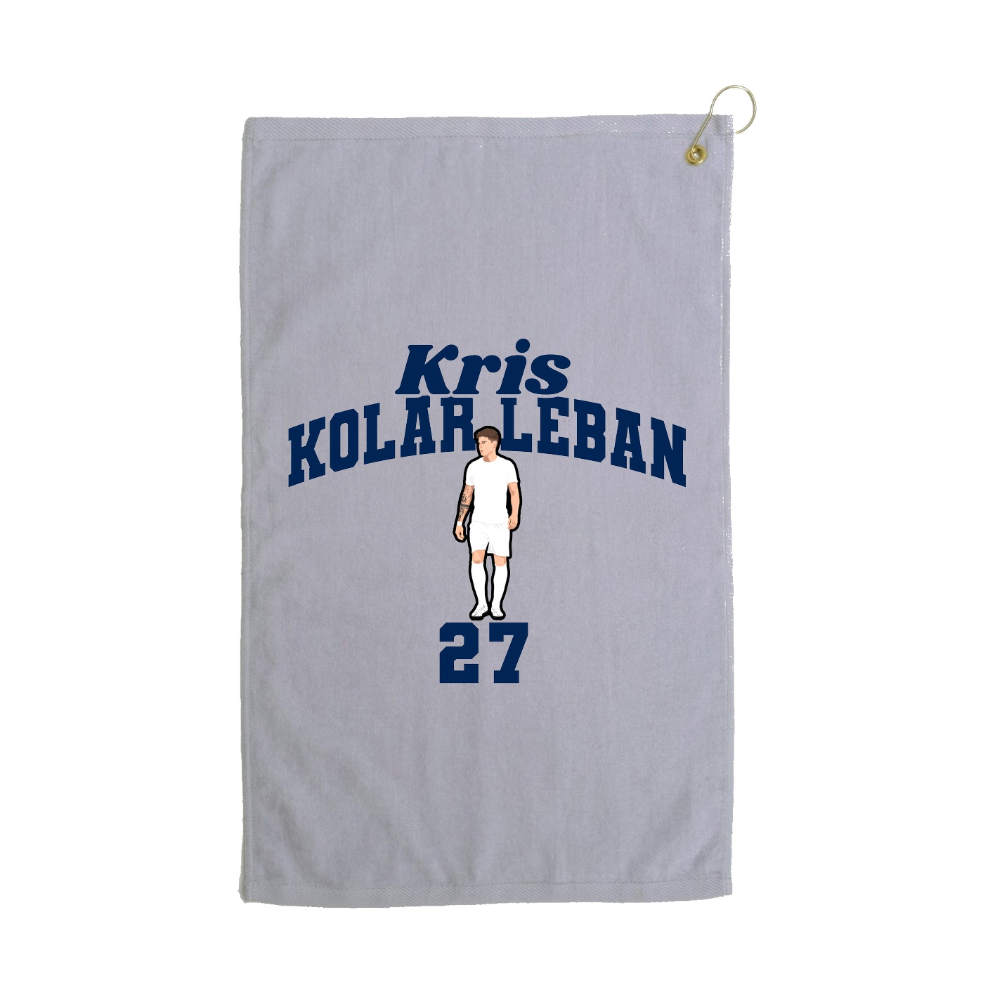 Golf Towel — Signature Arch in Grey