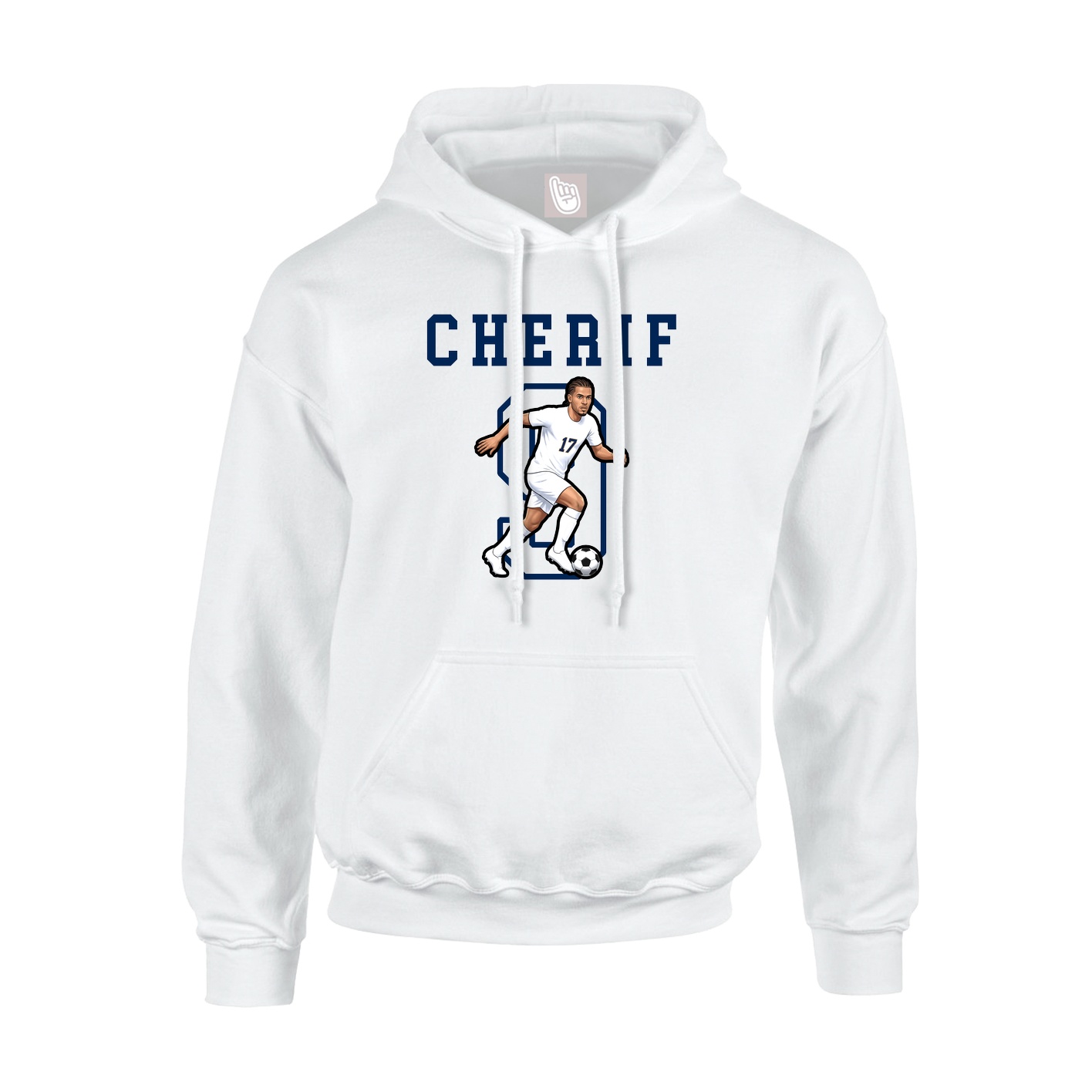 Hoodie — Shirsey in White