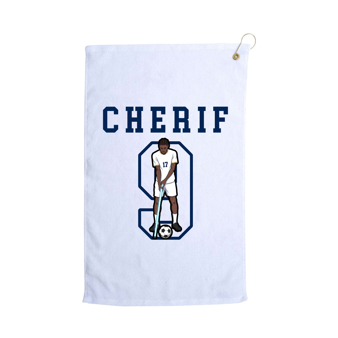 Golf Towel — Shirsey in White
