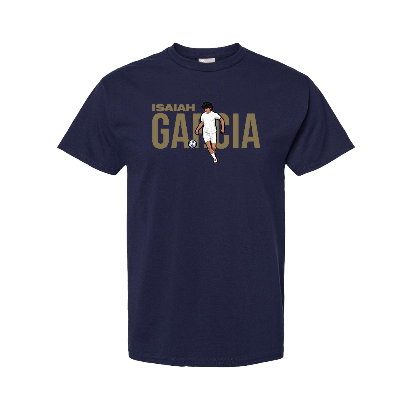 Youth Tee — Player Name in Navy