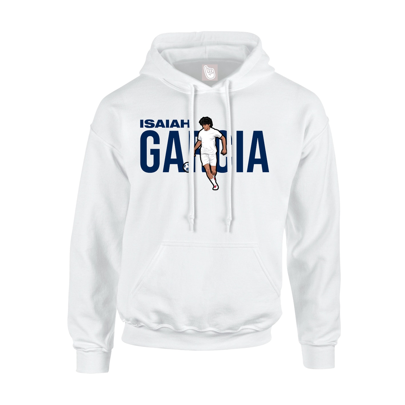 Hoodie — Player Name in White