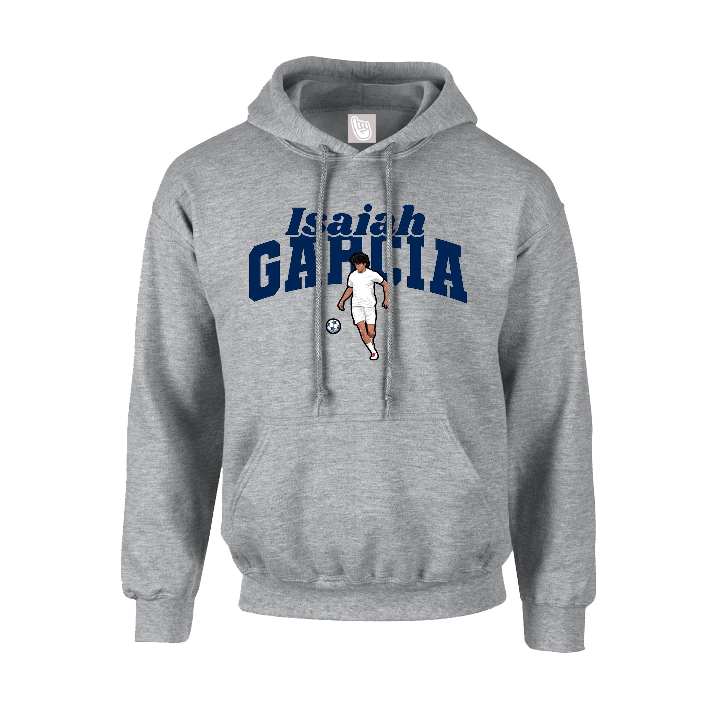 Hoodie — Signature Arch in Grey
