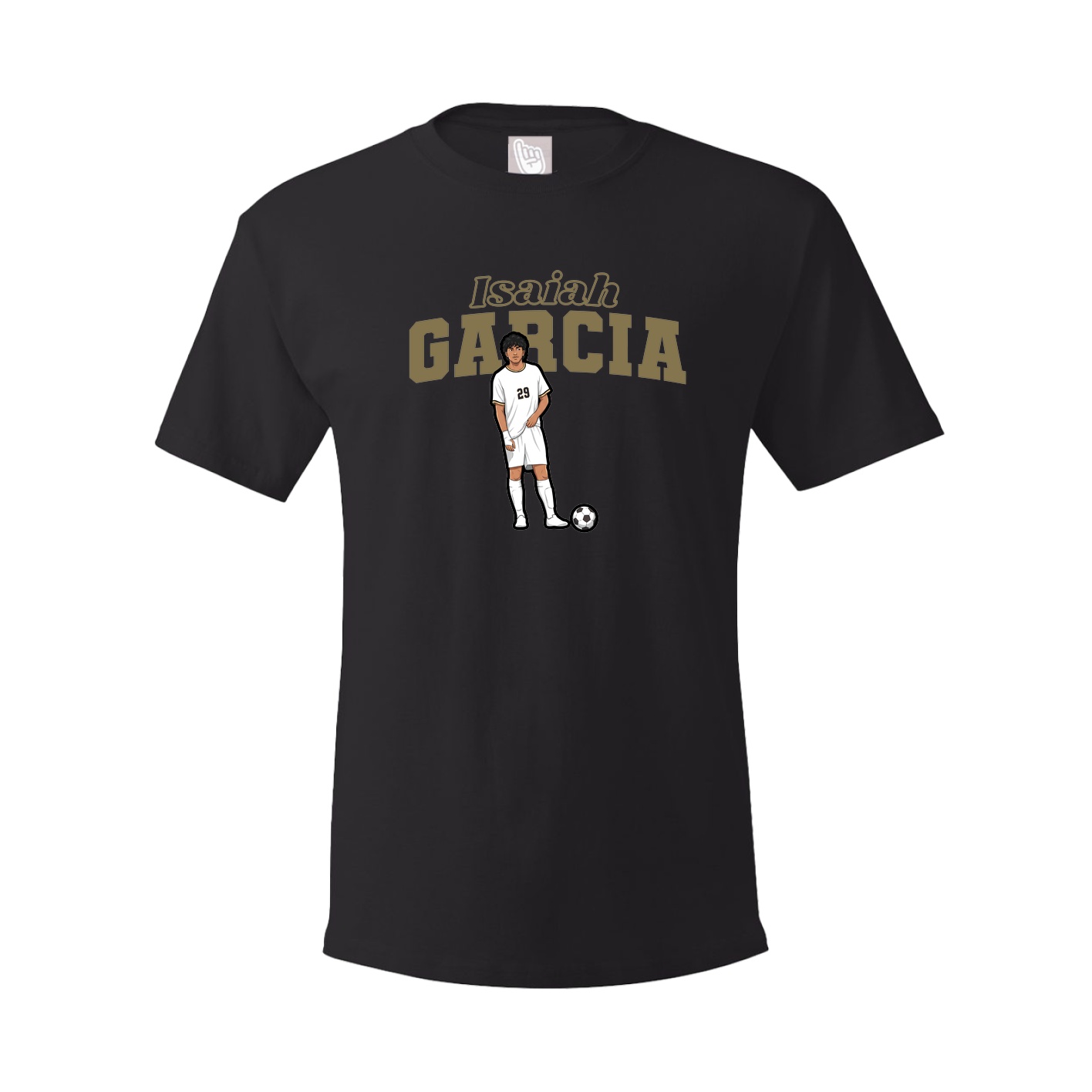 Youth Tee — Name Arch in Black
