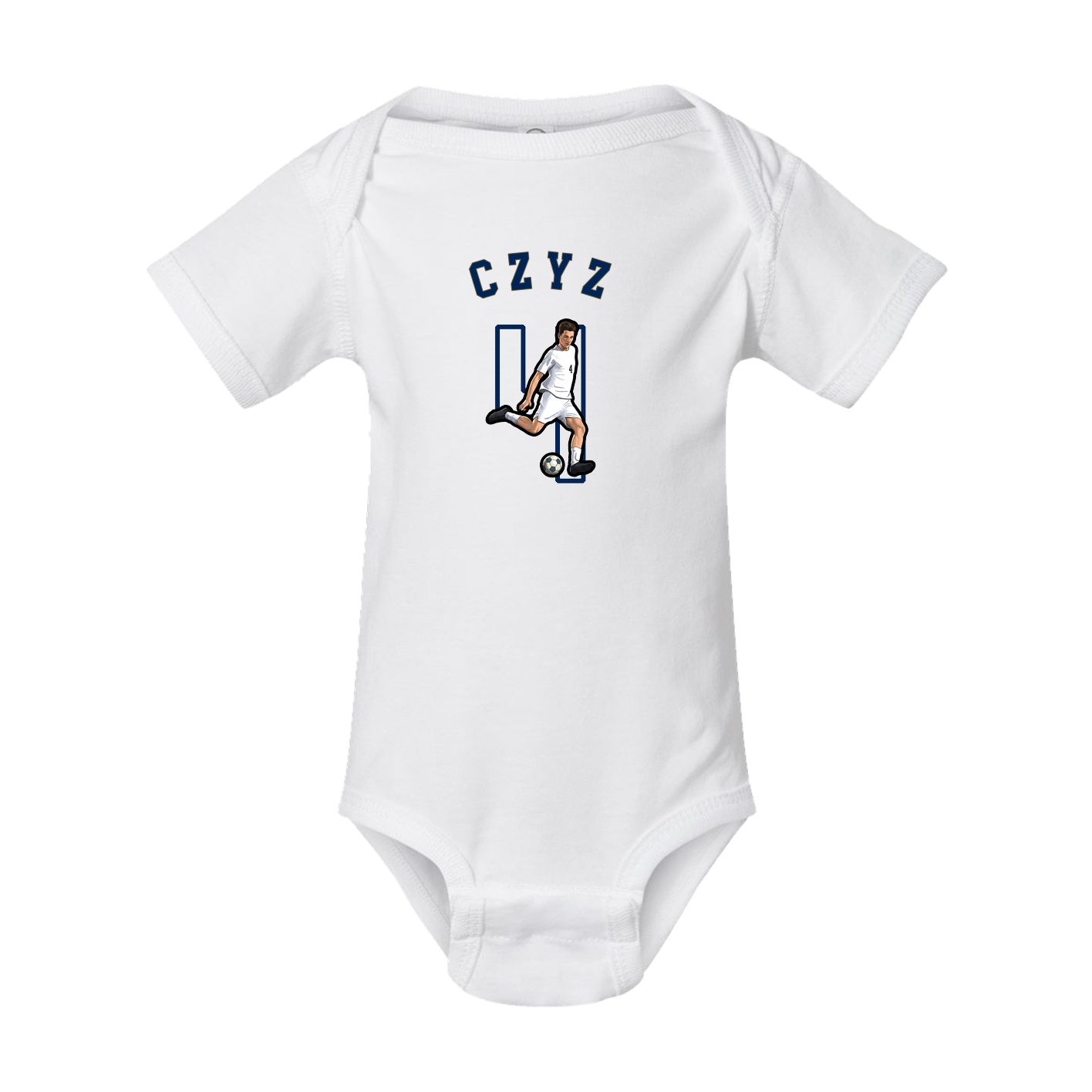Baby Onesie — Shirsey Arch in White