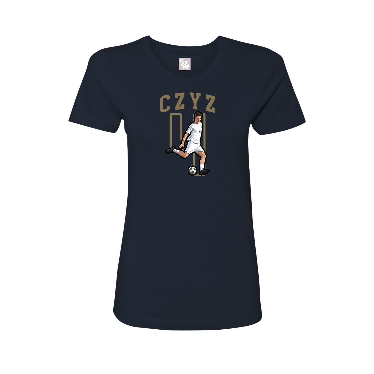Fitted Women's Tee — Shirsey in Navy