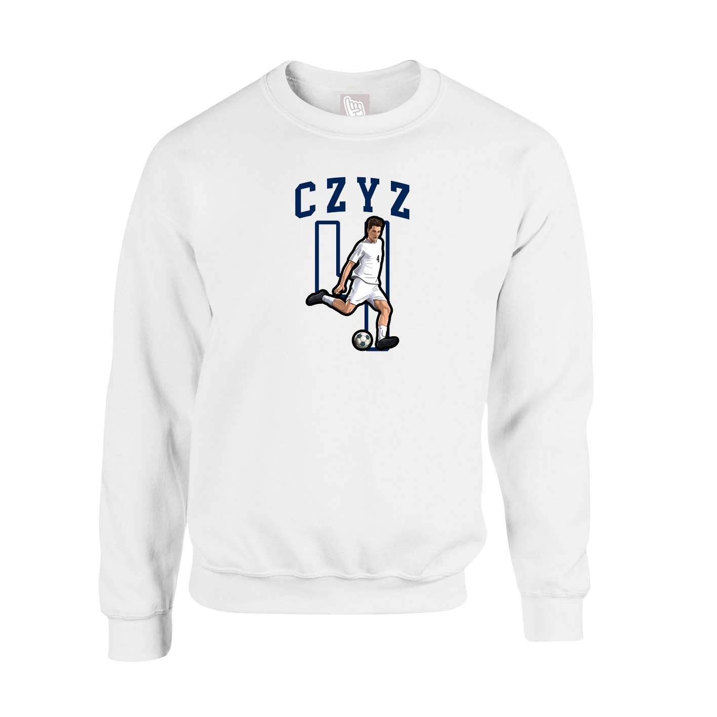 Fleece Crew — Shirsey in White