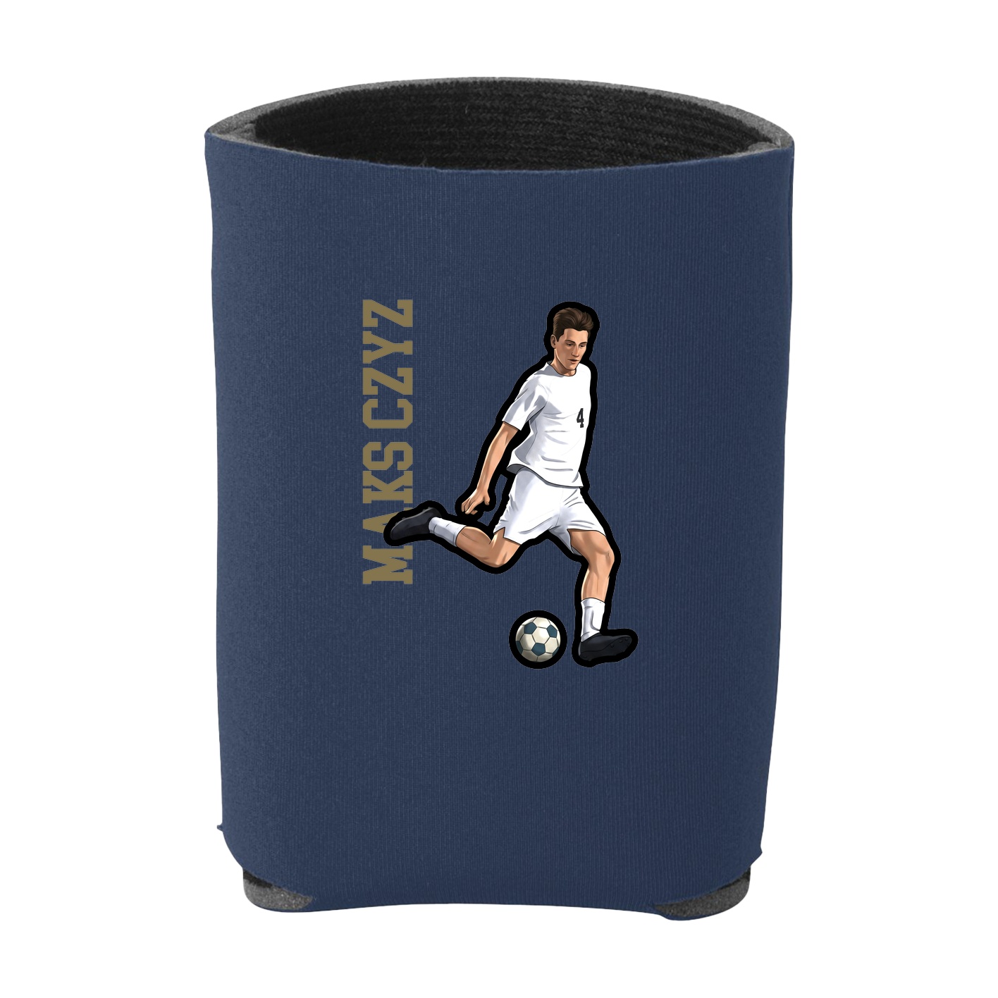 Can Holder — Name Vertical in Navy