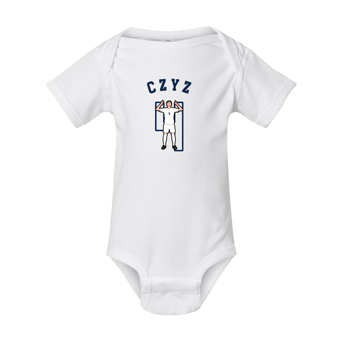 Baby Onesie — Shirsey Arch in White