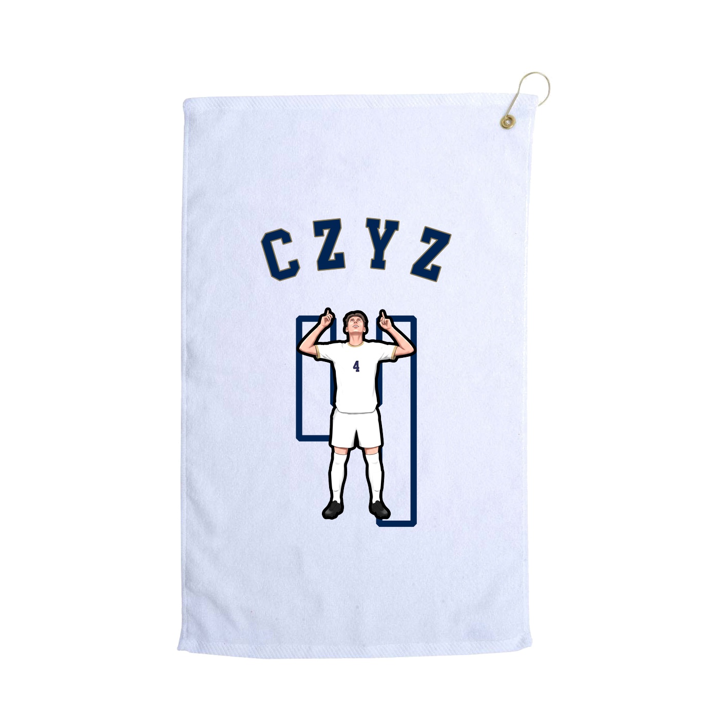 Golf Towel — Shirsey Arch in White