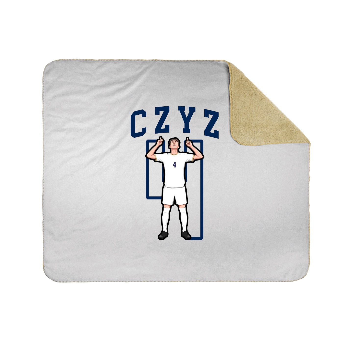 Throw Blanket — Shirsey in White