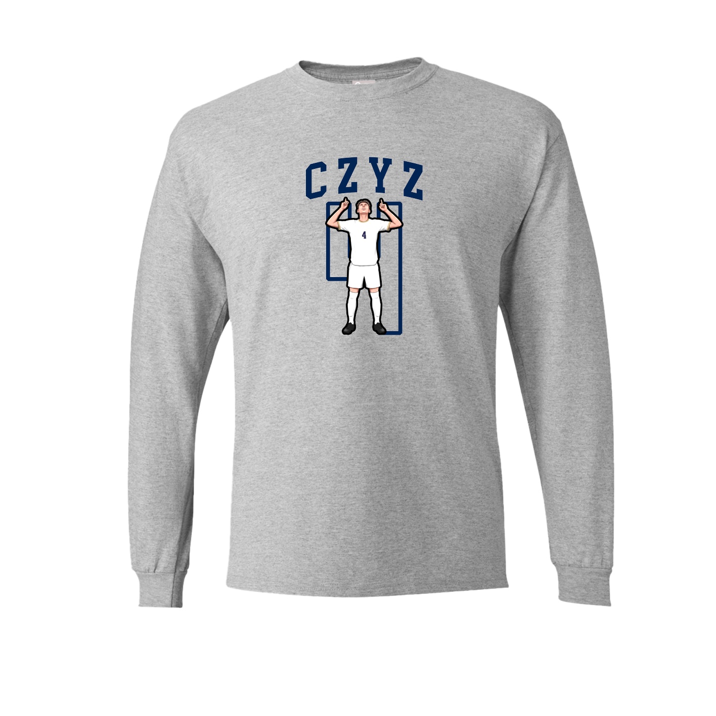 Long Sleeve Tee — Shirsey in Grey