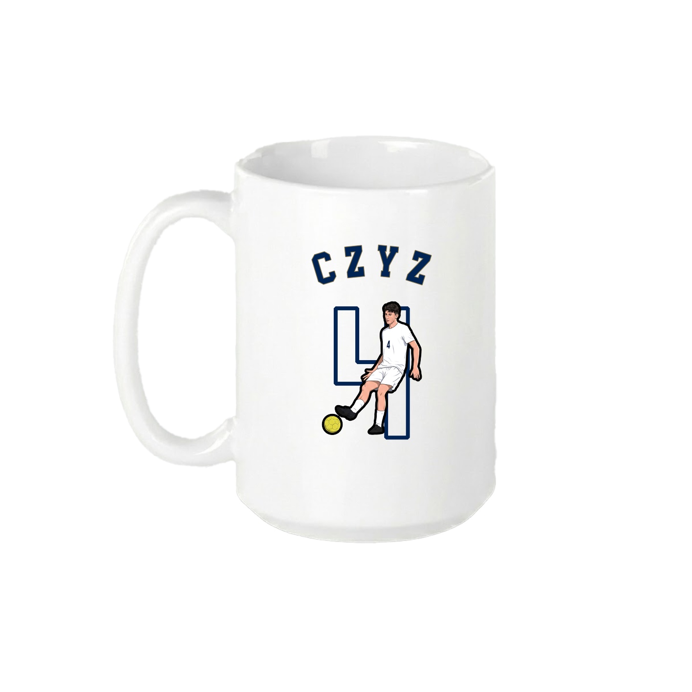 15oz Coffee Mug — Shirsey Arch in White