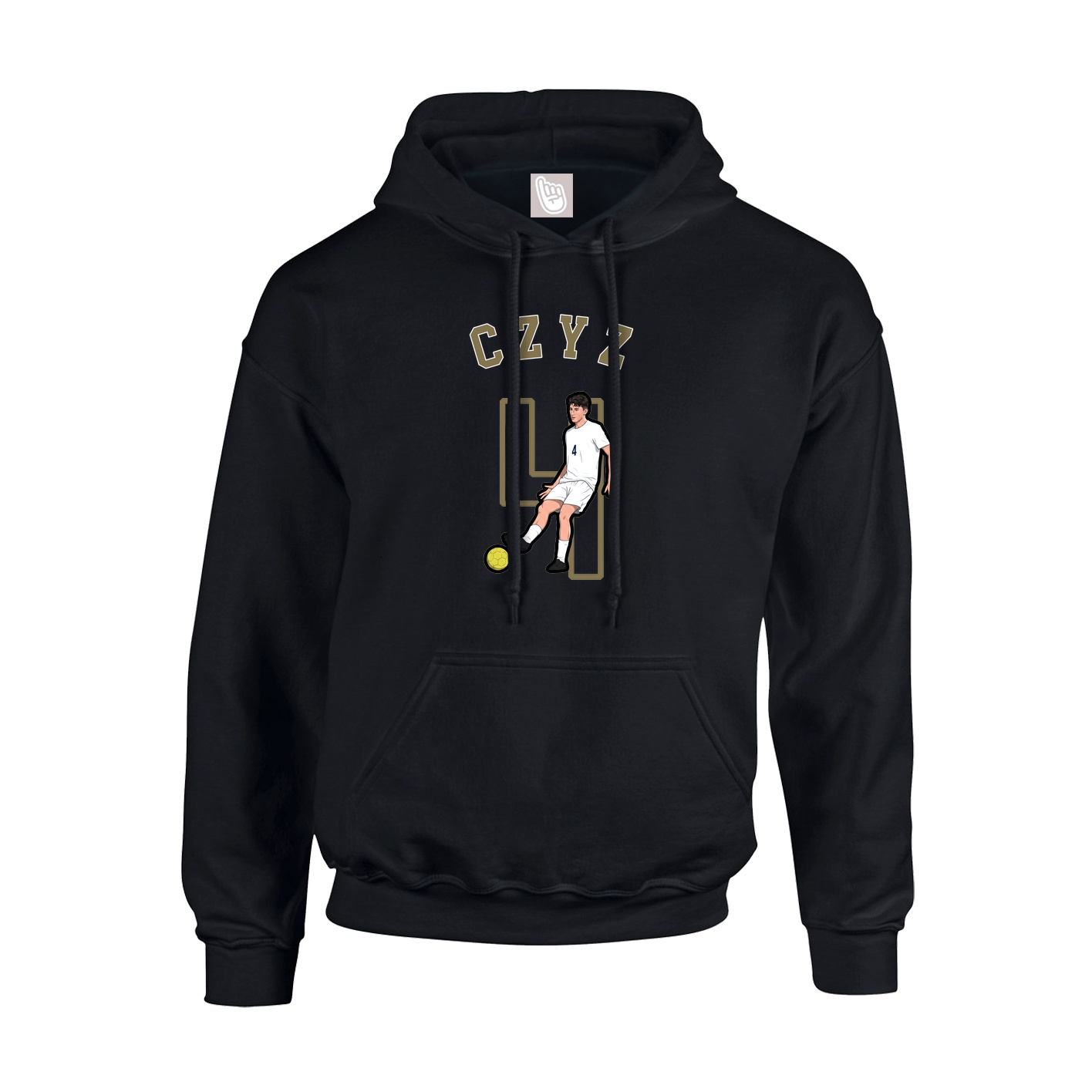Youth Hoodie — Shirsey Arch in Black