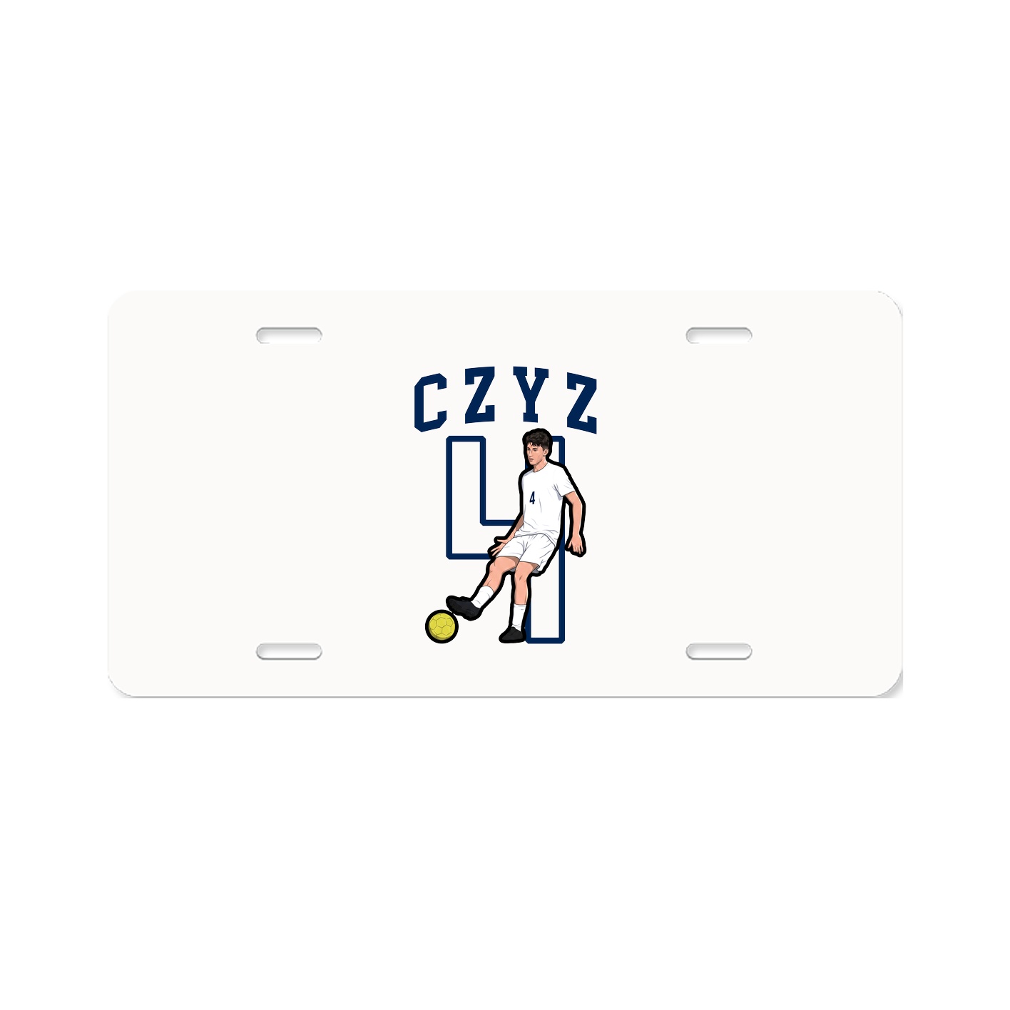 License Plate — Shirsey in Classic