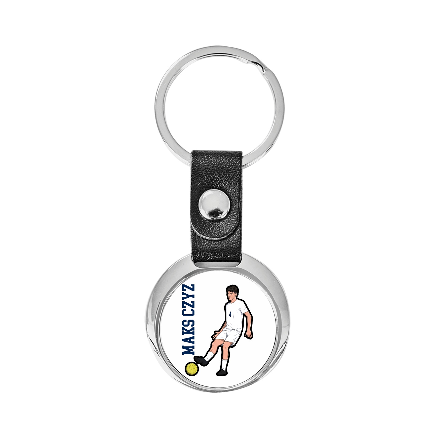 Key Chain — Name Vertical in Classic