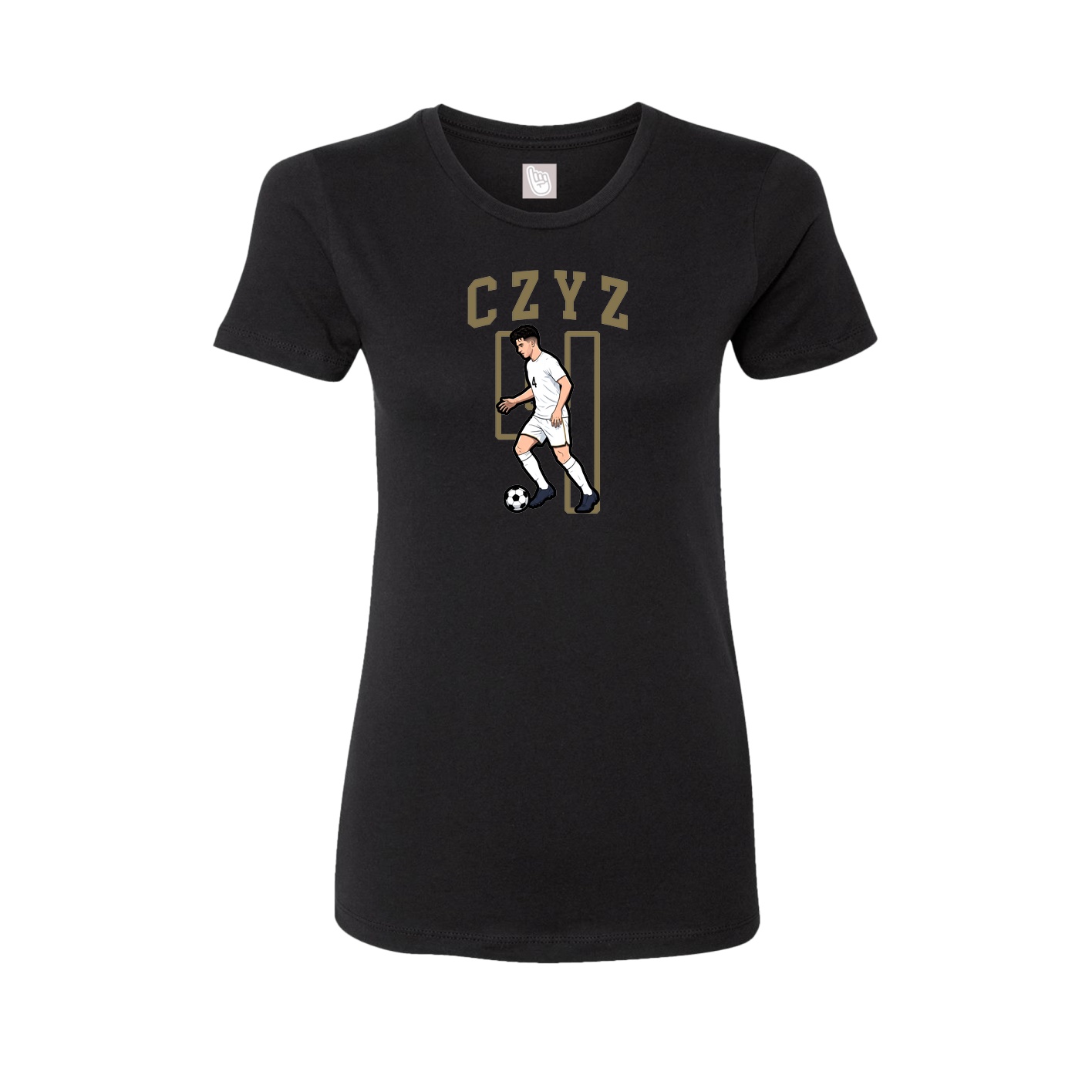 Fitted Women's Tee — Shirsey in Black
