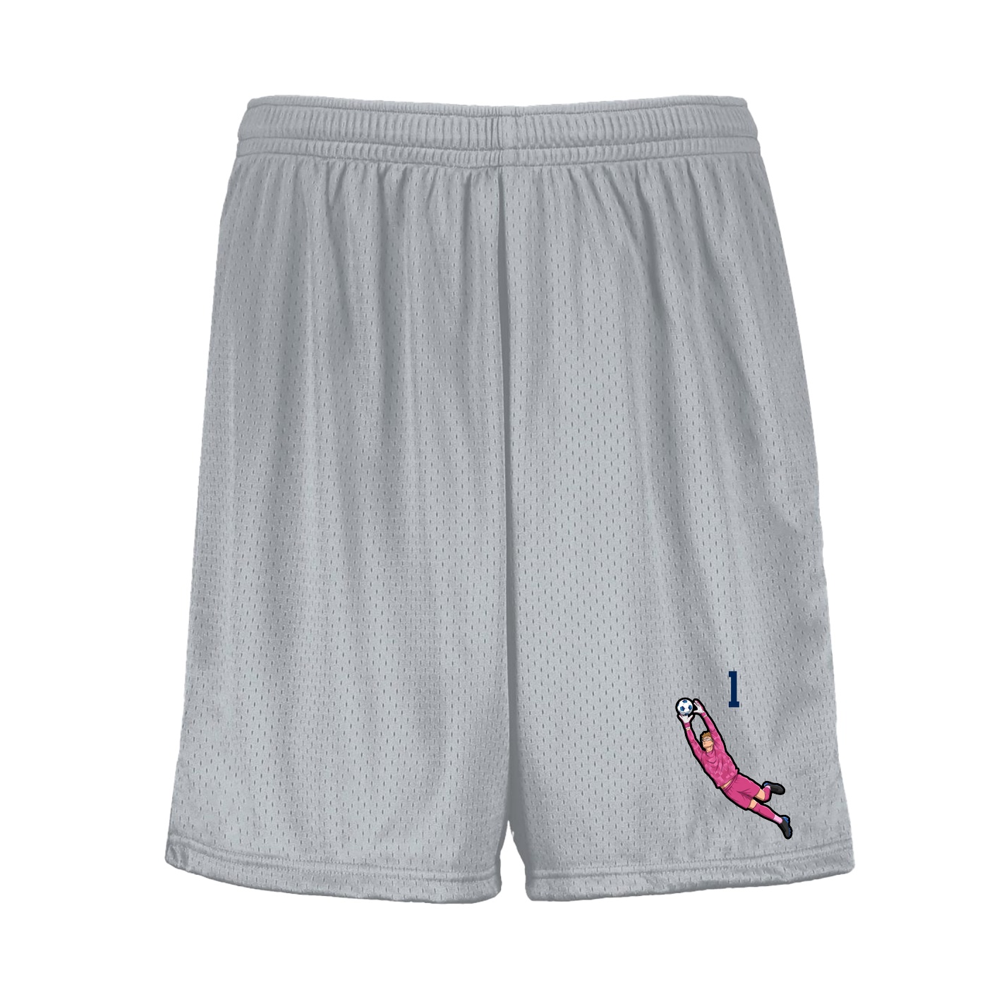 Shorts — Number Top in Silver
