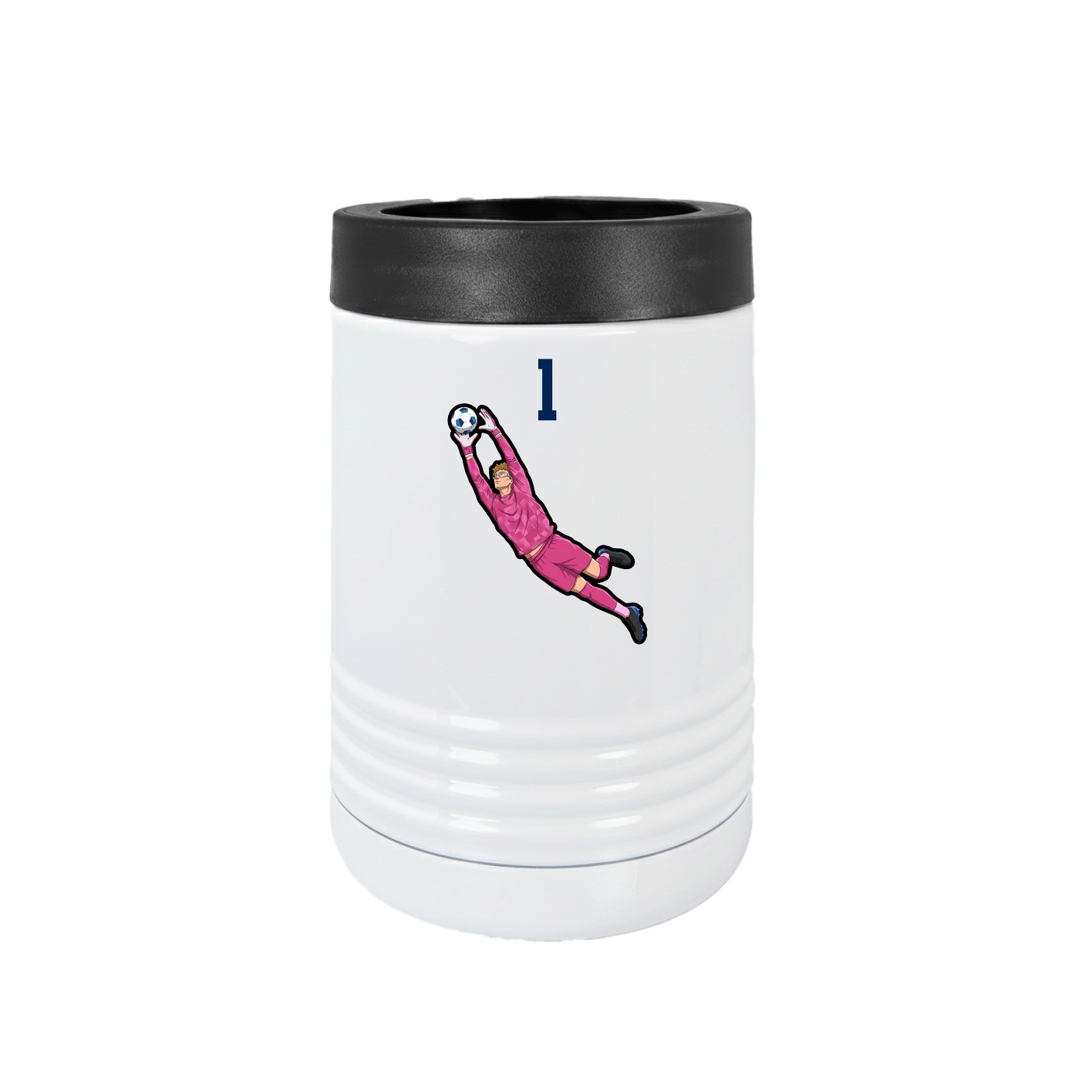 Beverage Holder — Number Top in White