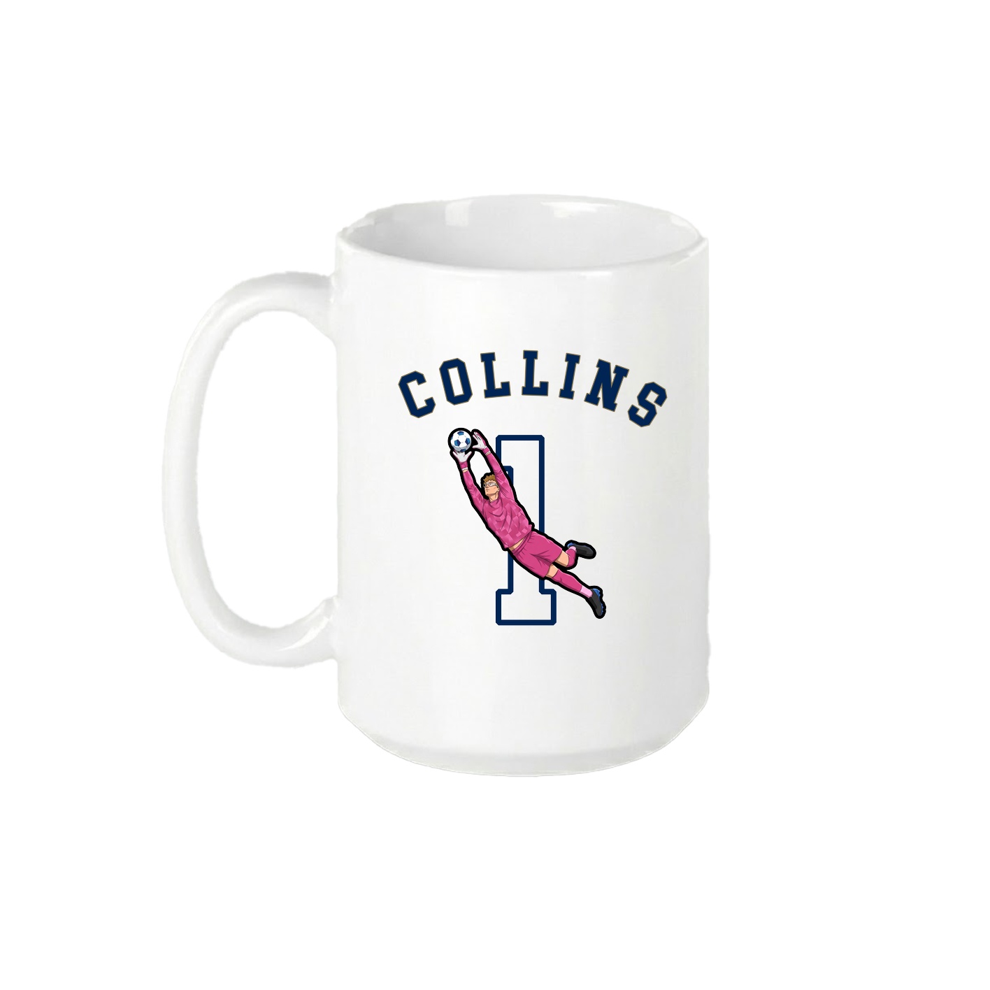 15oz Coffee Mug — Shirsey Arch in White