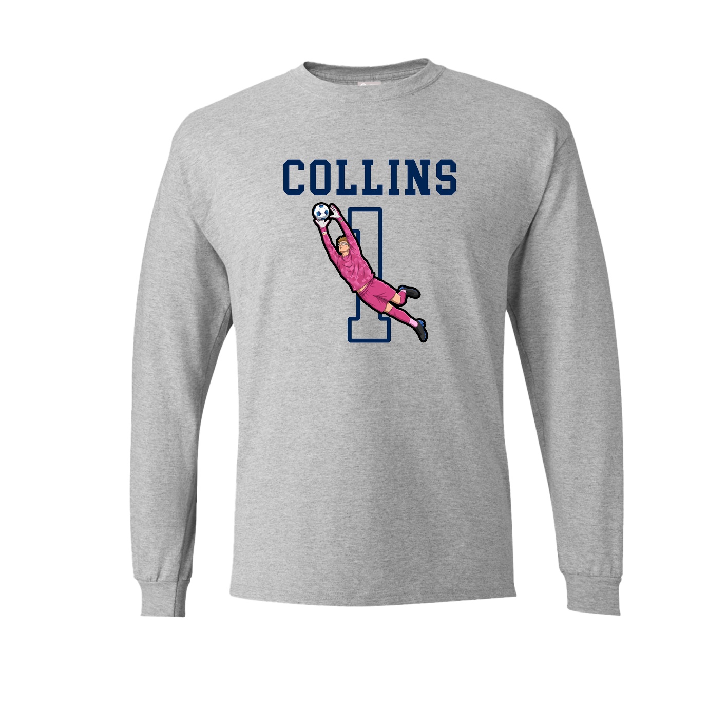 Long Sleeve Tee — Shirsey in Grey