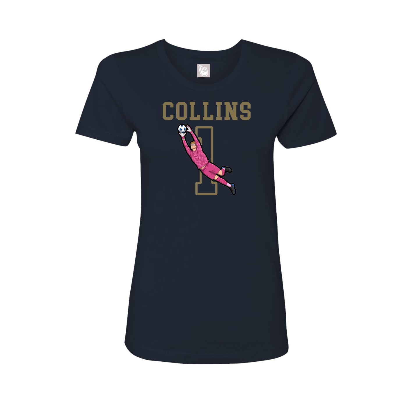 Fitted Women's Tee — Shirsey in Navy