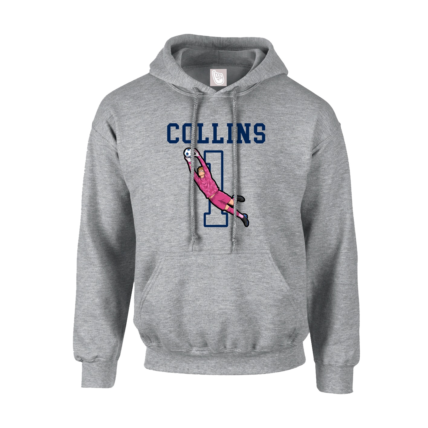 Hoodie — Shirsey in Grey