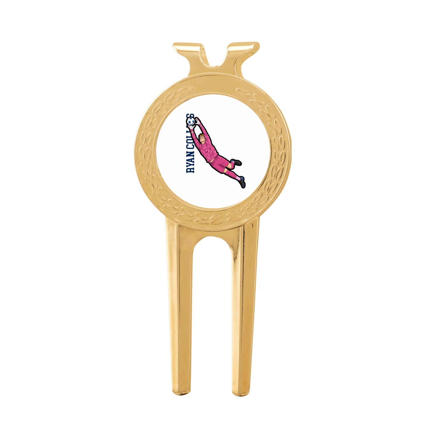 Divot Tool with Ball Marker — Name Vertical in Classic