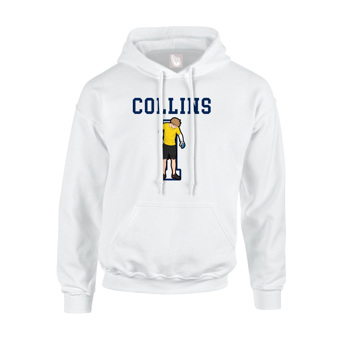 Hoodie — Shirsey in White