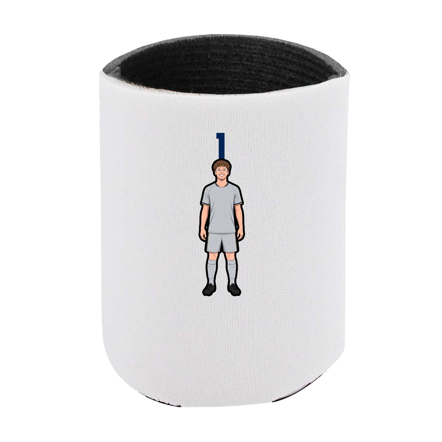 Can Holder — Number Top in White
