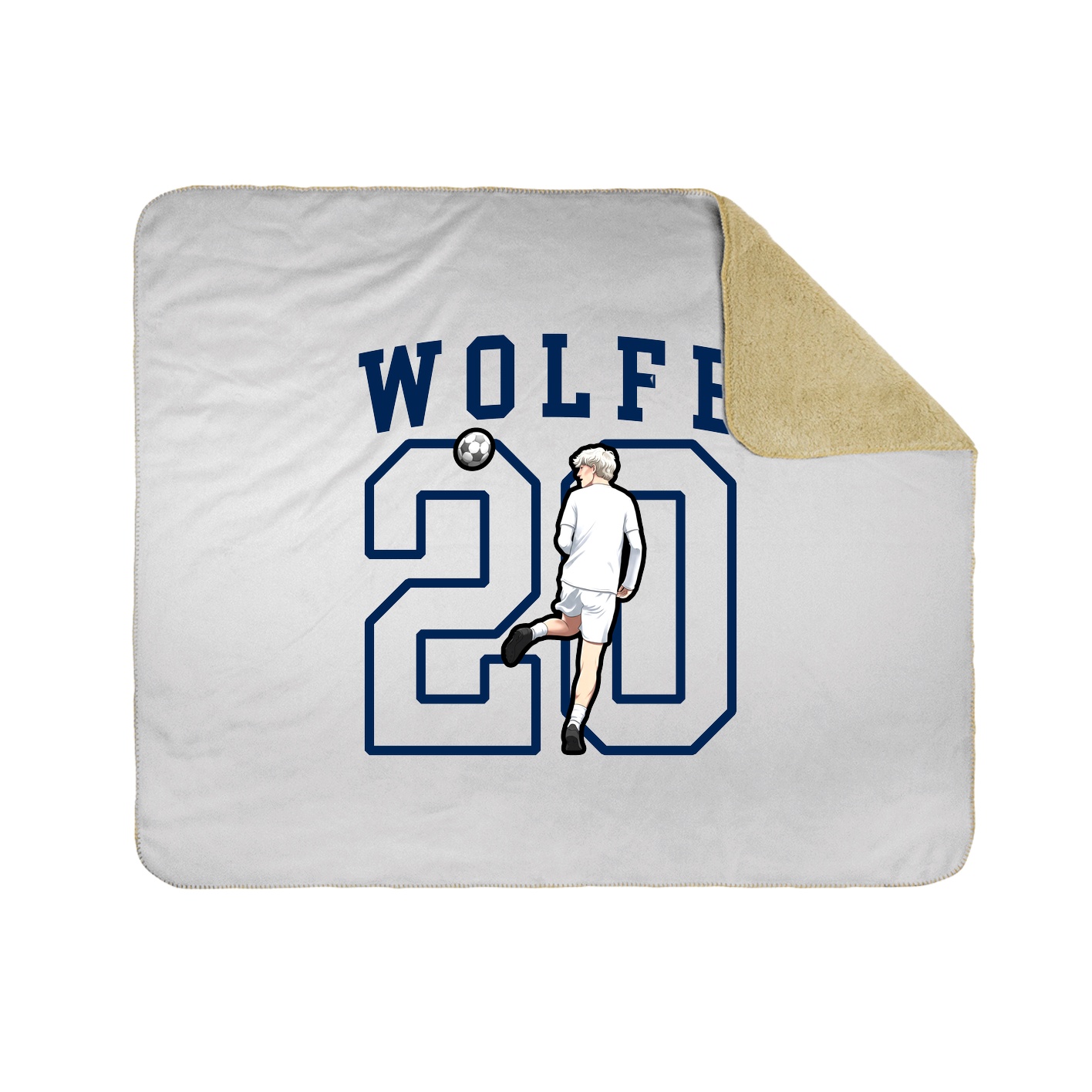 50x60 Sherpa Lined Throw Blanket
