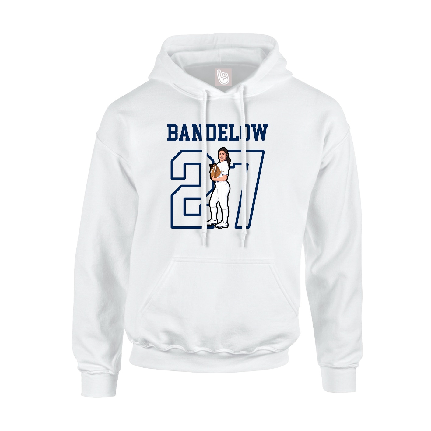 Hoodie — Shirsey in White