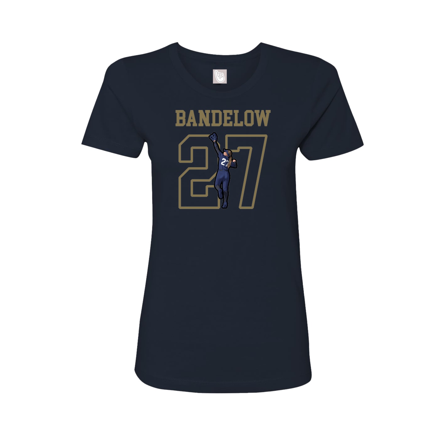 Fitted Women's Tee — Shirsey in Navy