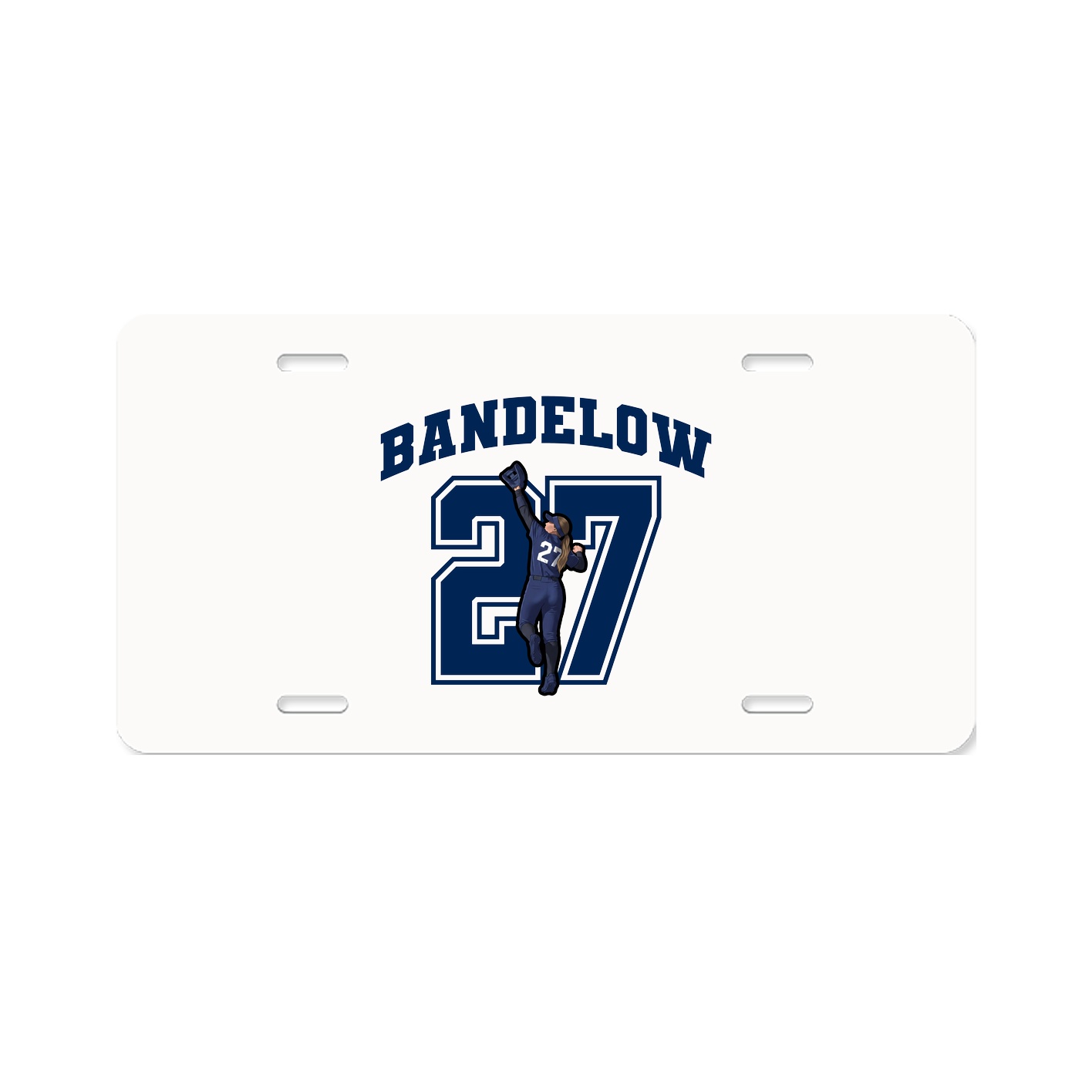 License Plate — Number in Classic