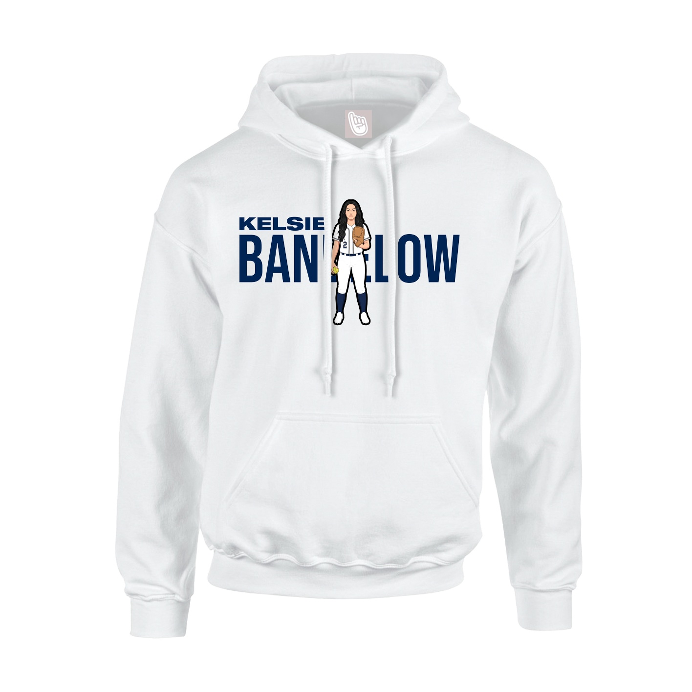 Hoodie — Player Name in White