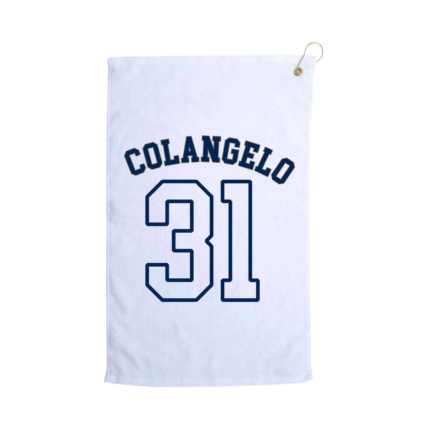 Golf Towel — Shirsey Arch in White