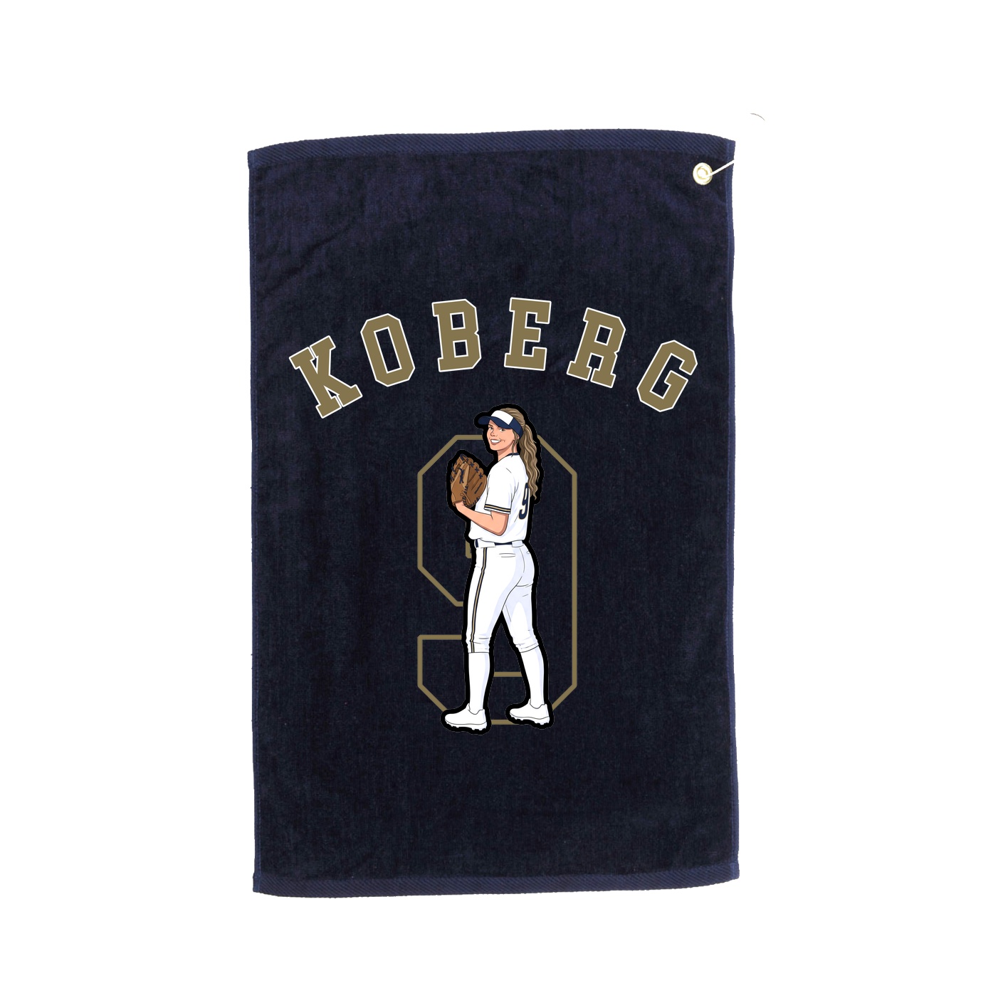 Golf Towel — Shirsey Arch in Navy